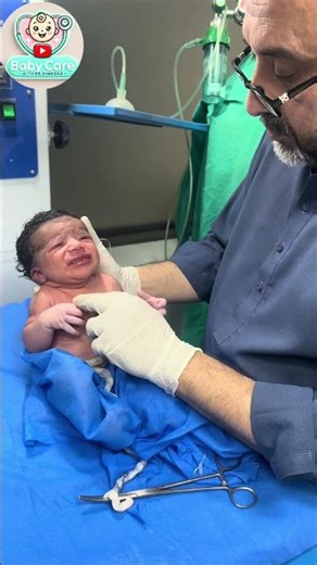 Cute Baby Girl Born With Good Reflex | Baby care with Dr. Shahzad