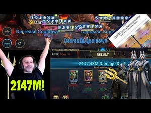 FINAL CLAN BOSS WORLD RECORD UNM -2147M- BEST CB TEAM [MULTI SUBTITLES] | Raid: Shadow Legends