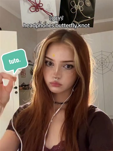 ​🎧 𝖸𝟤𝖪 𝖠𝖼𝖼𝖾𝗌𝗌𝗈𝗋𝗂𝖾𝗌 & 𝖴𝗉𝖼𝗒𝖼𝗅𝗂𝗇𝗀 ​🎧🦋 Tuto : Transforme tes vieux écouteurs filaires en bijou de sac nœud papillon ! ✨👜 ​Tes anciens écouteurs filaires sont cassés ? Ne les jette pas ! Découvre comment les tresser pour créer un magnifique
