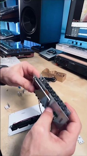 Nu:Tekt NTS-2 Oscilloscope Kit - Assembly #korg #oscilloscope #shorts