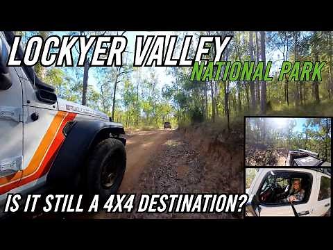 What are the 4WD tracks like in Lockyer Valley National Park Queensland?