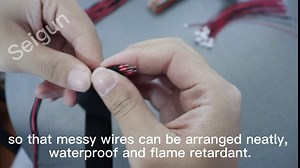 Wire Harness Tape, 3/4-Inch by 82-Foot (4-Pack), High Temp Wiring Loom Harness Self-Adhesive Felt Cloth Electrical Tape for Automotive Engine Noise Damping and Electrical Wiring