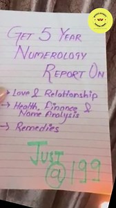 Your numbers are waiting to tell your story. It’s time to listen. 🔮 Unlock your 5-Year Numerology Report: 💼 Get career clarity ❤️ Discover your true love compatibility 💰 Make aligned financial decisions 🧘 Find your true life purpose Only ₹199—get your report today! 🚀 | Mystics Divinity