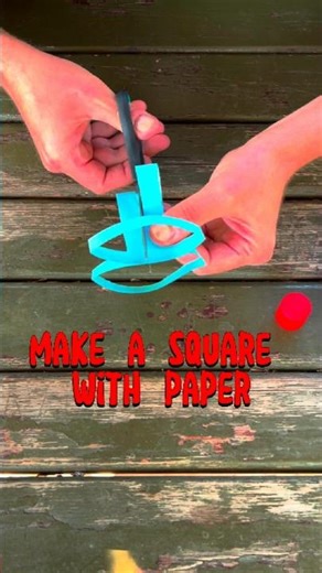 Easy square making with paper! #diy #craft #paper
