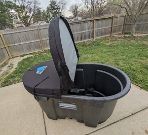 Polar Protector Insulated HARD Stock Tank Cover Ice Water Therapy Hot Tub Cover Waterproof Tough Fit 100 Gallon Rubbermaid Keeps Tanks Clean - Etsy