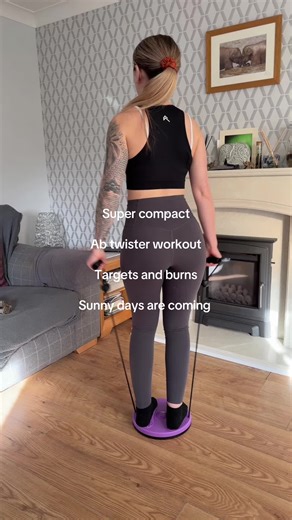 Compact Ab Twister Workout Machine for Effective Core Training