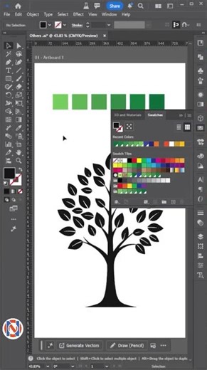 Random Swatch Fill Color Script in Adobe Illustrator || illustrator tutorial 2026
