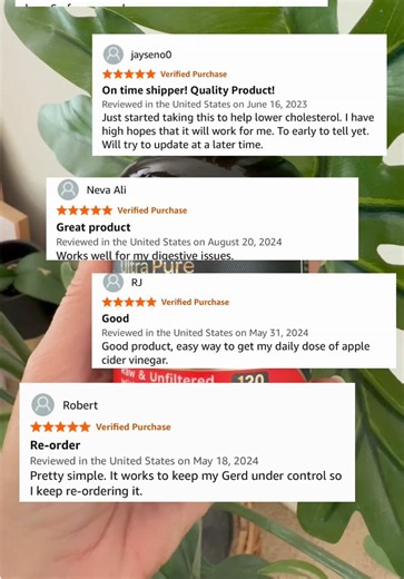 Why Everyone Loves This Apple Cider Vinegar🍎 #applecidervinegar #amazonfinds #supplements #wellnesstips #healthroutine