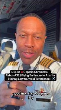 DELTA 🔺Capt Chronicles: Airbus A321 Flying Baltimore to ATL - Staying Low to Avoid Turbulence!! ✈️