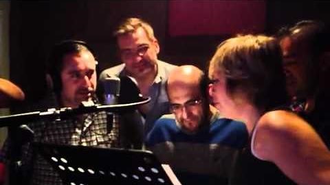 Edgar Vivar de visita y grabando El Chavo Animado