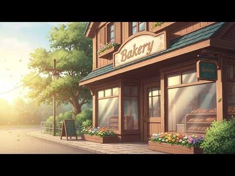 Cozy Ghibli Bakery ASMR | Morning Bread, Croissants & Coffee Ambience