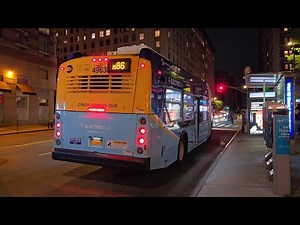 ⁴ᴷ NYC Bus: 2019 New Flyer XE60s on the M86-SBS (Michael J. Quill Depot)