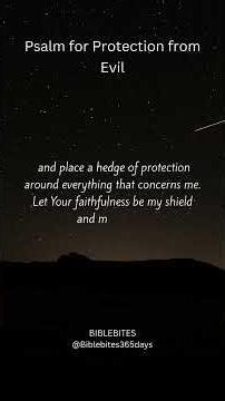 Psalm for Protection from Evil#PsalmPrayer #ProtectionFromEvil #GodIsMyRefuge