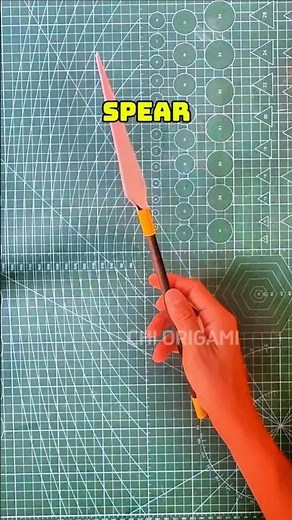 HOW TO MAKE ORIGAMI SPEAR EASY