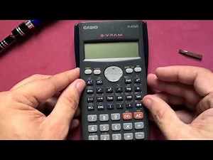 Como reparar calculadora casio que no enciende