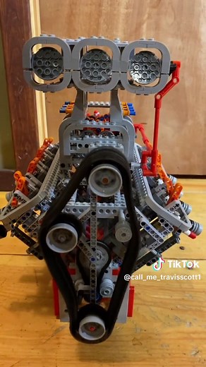 Raamm! #lego #fyp #supercharger #v8 #engine #cool #fypシ #fypシ゚viral #fypage #viral
