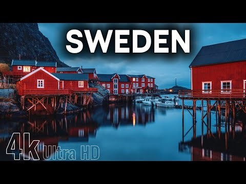 Sweden 4K 🇸🇪 | Peaceful Nature & Relaxing Music (Ultra HD HDR)