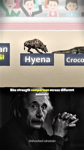 Bite Force of Different Animals! #shorts #animals #nature #viral #fypシ
