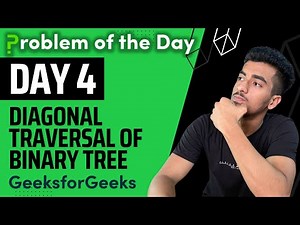 Diagonal Traversal of Binary Tree || Tree || GFG POTD || GeekStreak Day 4