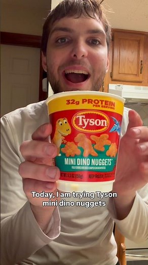 I Tried Tyson’s Mini Dino Nuggets Cups!!! #tyson #dinonuggets #chickennuggets #foodreview #foodnerd