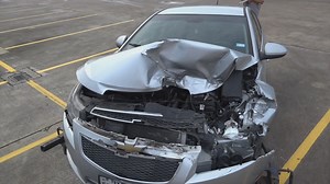 12-car fender bender slows North Freeway commute