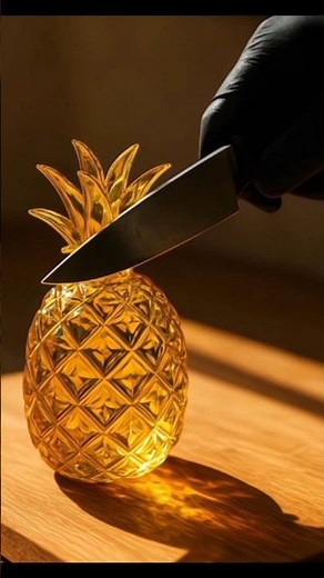 How to Cut Canned Pineapple Quickly 🍍 | Easy Kitchen Hack