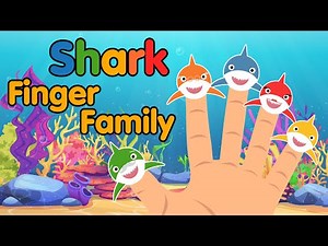 Shark Finger Family Song | Baby Shark Dance & Nursery Rhyme for Kids| Mini Camp