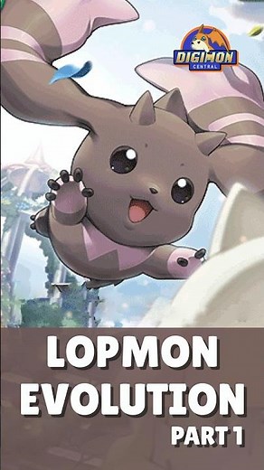 Lopmon Evolution Line Part 1 #Shorts