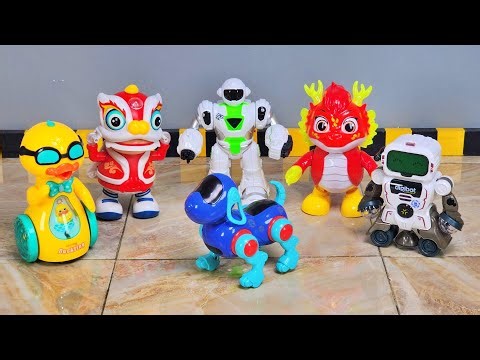 Unboxing Robot-robot Joget, Robot Anjing Lucu , Robot Bebek Joget, Robot Warrior Keren | Robot Cumi