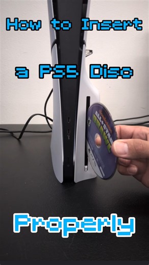 How to Insert a PS5 Disc Properly