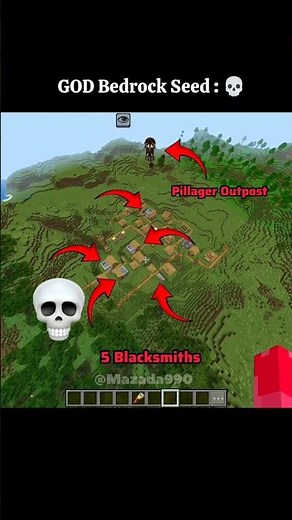 💎 THE ULTIMATE SURVIVAL SEED (Bedrock 1.21+) 💎 #minecraft #mazada #minecraftbedrockediton