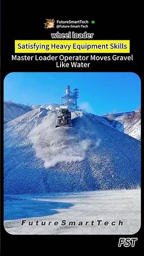 Master Loader Operator Moves Gravel Like Water | Satisfying Heavy Equipment Skills