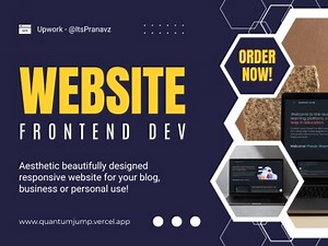 Search engine optimized fully responsive website using reactjs and nextjs
