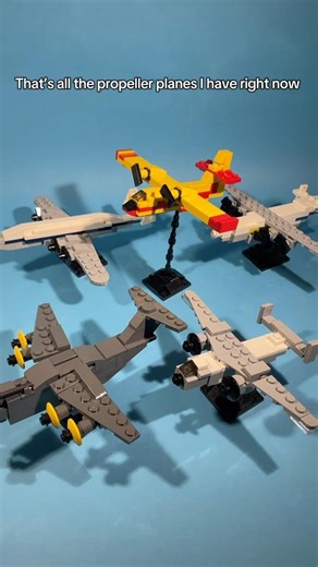 Lego propeller planes collection !