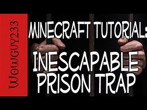 Inescapable Prison Trap with Iron Doors- Minecraft Tutorial -HD-