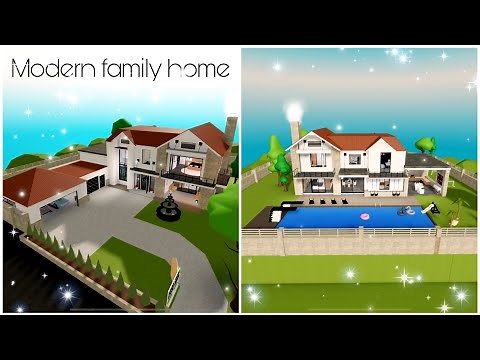 Modern family home House tour|| Club Roblox Family Home||