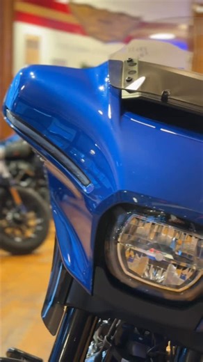 2024 Harley-Davidson Street Glide - £19,995 Experience premium touring performance with this Used 2024 Harley-Davidson FLHX Street Glide in stunning Blue Burst Metallic. This Street Glide is exceptionally specified, featuring the 117ci Milwaukee-Eight engine with Black Engine trim, enhanced by Vance & Hines Chrome Big Radius exhausts, S&S Hi-Flow Airbox, and a Thundermax ECM remap for strong, responsive performance. Built for long-distance comfort and technology, it comes equipped with a Big Scr