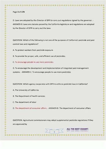 QAL LAWS AND REGULATIONS EXAM A B C LATEST UPDATE THIS YEAR COMPLETE 400 QUESTIONS AND CORRECT DET