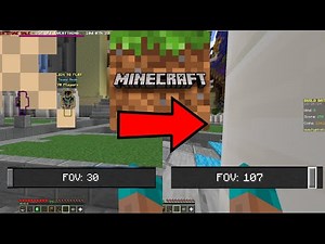 Minecraft Sichtfeld ändern – FOV Tutorial