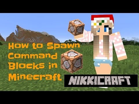 Minecraft | How to spawn a Minecraft Command Block