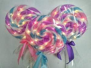 Lighted Lollipop Decoration / Candyland Decoration / Lighted Candy Props - Cosplay Props Giant Sweets - Candy Shop / Giant Fake Lollipop - Etsy