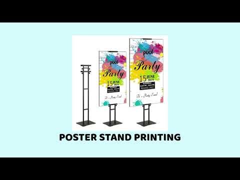 Poster Stand Printing 10% Off Same Day Poster Stand Printing