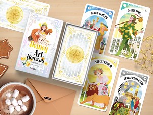 78pcs Desney Art Nouveau Tarot : Minimal Style - Etsy