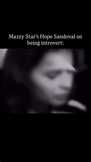 Echoes and Notes on Instagram: "In a 1993 interview, Mazzy Star’s Hope Sandoval admitted, “It is pretty difficult for us to do promotional stuff… we’re introverted people.” That quiet resistance to fame defined the band. Rather than chase attention, Mazzy Star leaned into mystery - soft interviews, minimal press, dimly lit performances where Sandoval often sang with her eyes closed or her back to the audience. Their music reflected that inward gaze: slow, dreamlike, and emotionally distant yet d