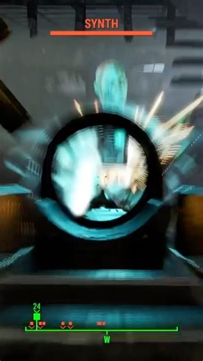 Fallout 4-Submachine Gun Vs Machines