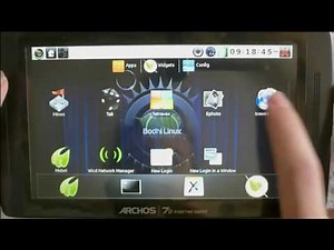 Enlightenment Desktop on Linux Powered ArchOS ARM Tablet