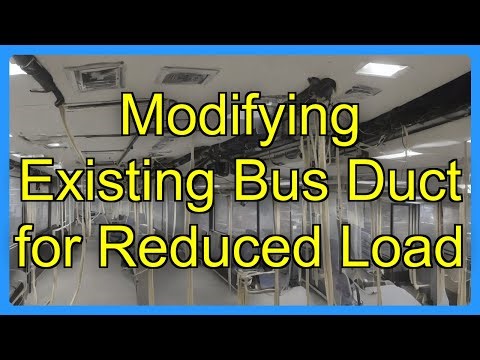 Modifying Existing Bus Duct for Reduced Load