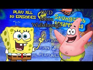 SpongeBob SquarePants nautical nonsense & sponge buddies UK DVD menu walkthrough