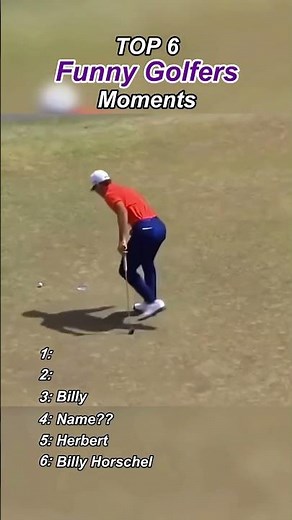 Top six funny golfers moments #golf #golfshot