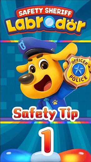 Sheriff Labrador Safety Tip #1 - Never Eat Strange Things | BabyBus Games